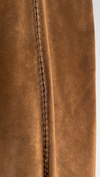 Thread Leather Skirt IT42