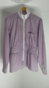 VITA Zip Up Shirt Jacket Plum S/M