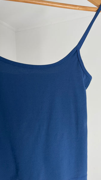 Basic Blue Crop Tank S