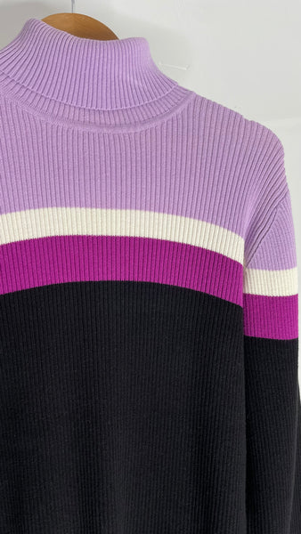 Purple Layers Turtle Top M