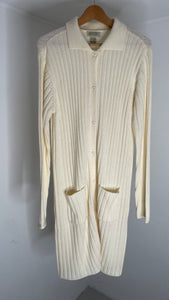 Ribbed Long Sweater XL