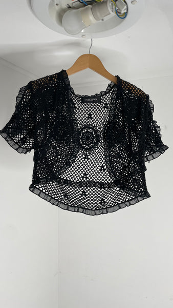 Silk Knit Bolero M