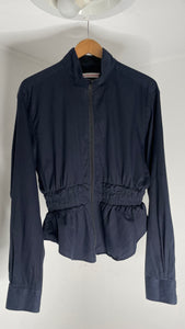 VITA Zip Up Shirt Jacket Dark S/M