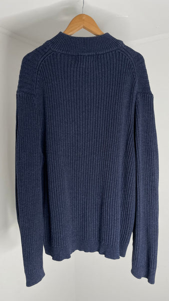 Eddie Bauer Navy Sweater XL