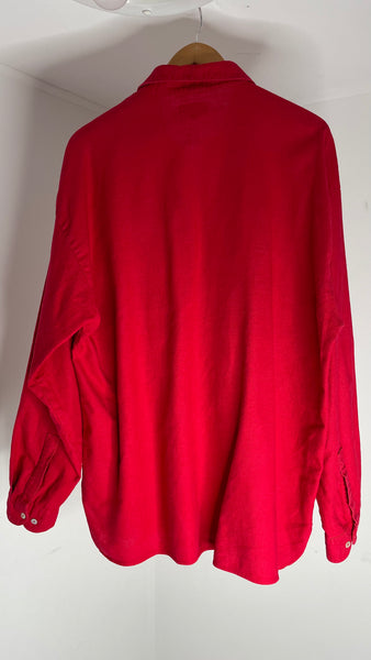 Cherry Linen Top XL