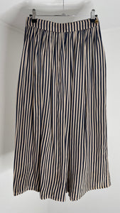 Silk Stripes Skirt M