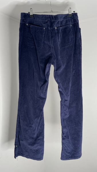 Blue Corduroy Flares L