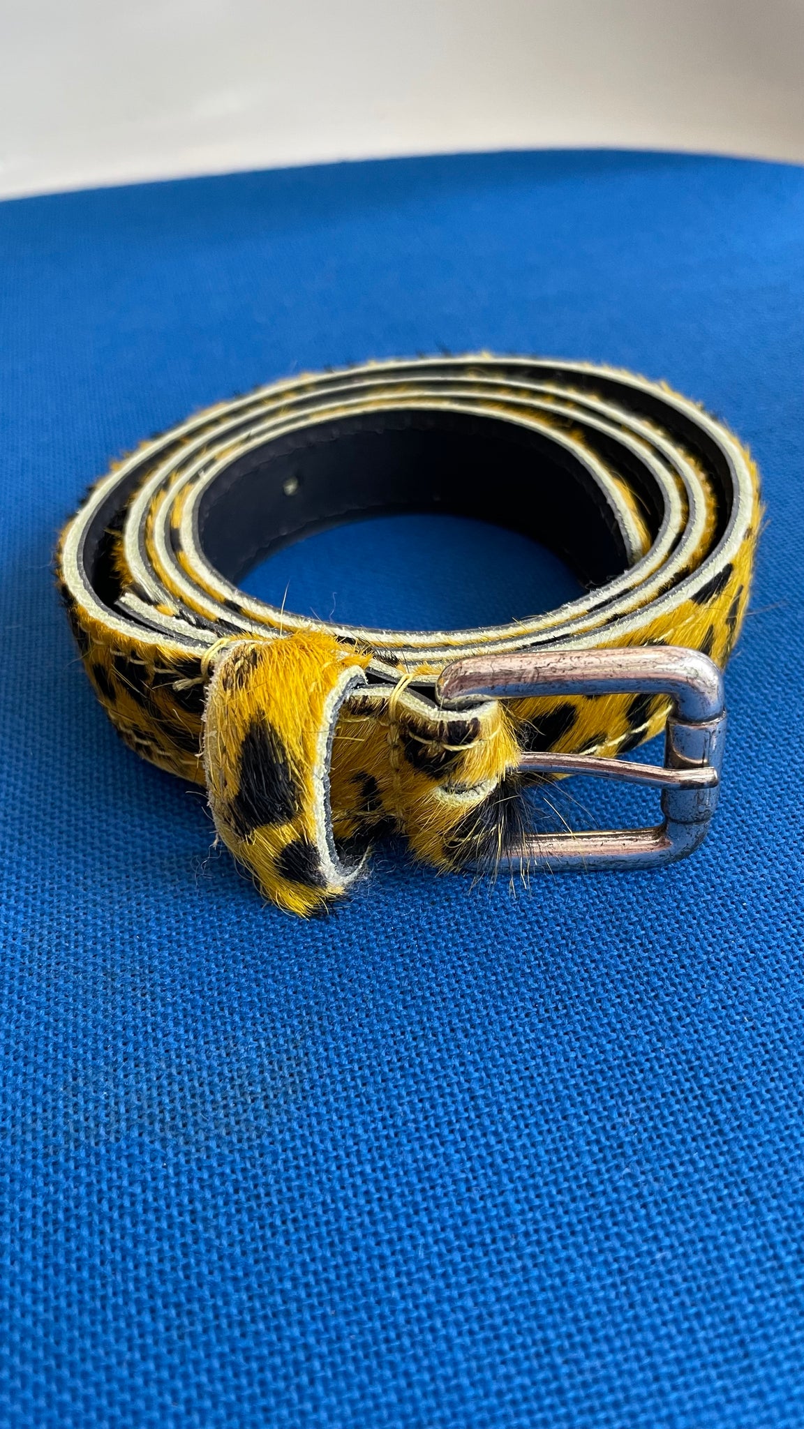Yellow Furry Belt M