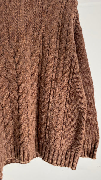 Brown Chunky Sweater M