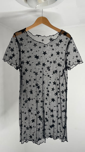 Star Sheer Top L