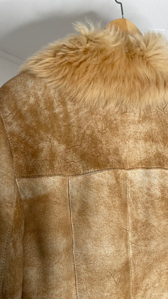 Caramel Fur Cozy Jacket L