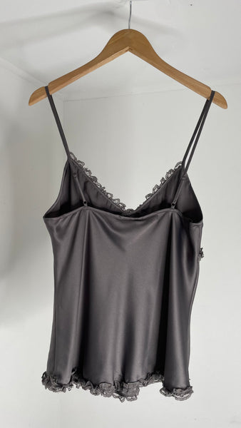 Charcoal Slip Top L