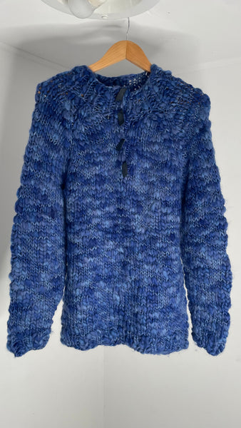 Blues Knit Sweater XL