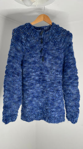 Blues Knit Sweater XL