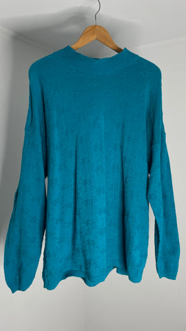 Deep Turquoise Sweater L