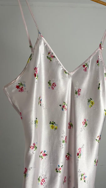 Floral Silk Maxi Dress XXL