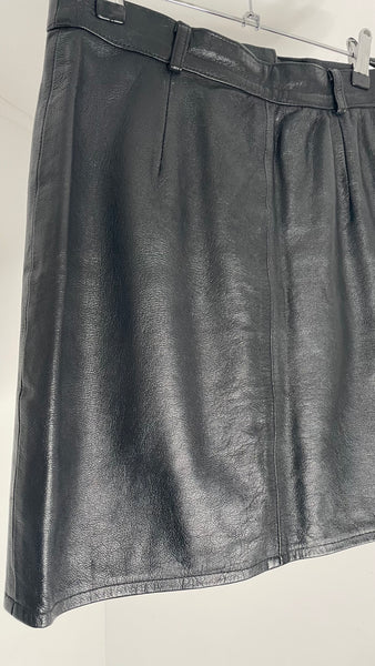 Leather Tube Skirt S