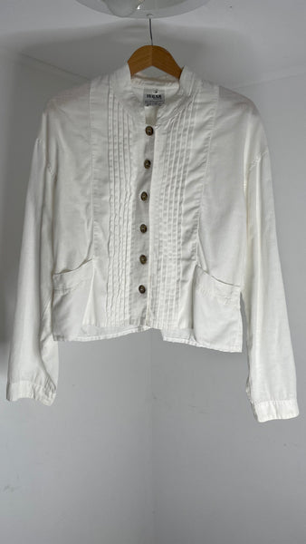 Sugar White Button Top M