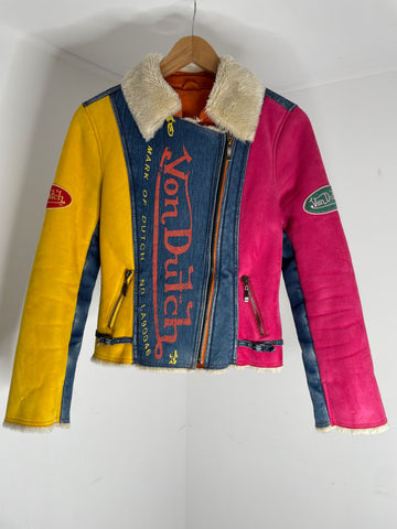 Von Dutch Shearling Jacket M