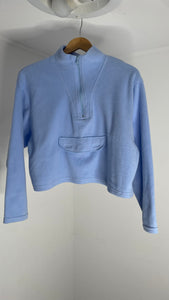 Blue Crop Fleece L