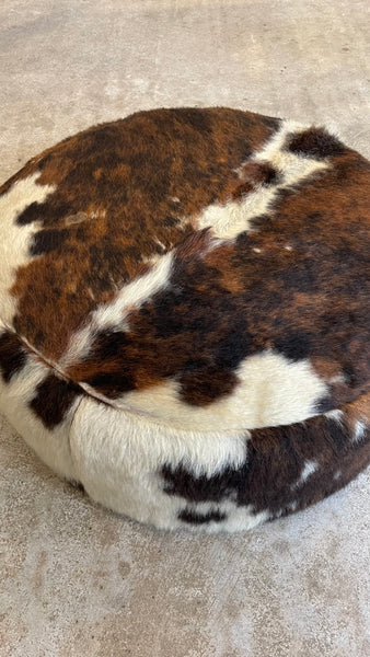 Cowhide Pouf