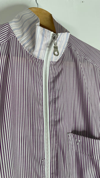 VITA Zip Up Shirt Jacket Plum S/M