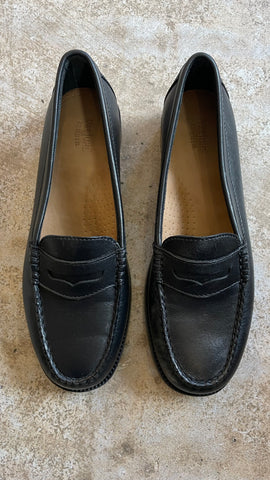 G.H. Bass Black Loafers 38