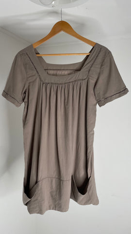 Cement Tunic Dress L