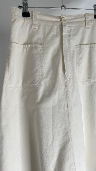 White Mid Skirt S/M