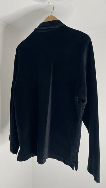 Planet Grid Velvet Jacket L