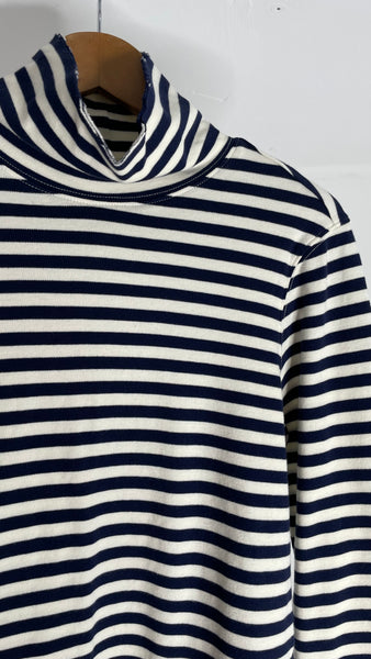 Navy Stripes Top S