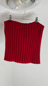 Red Wool Scarf
