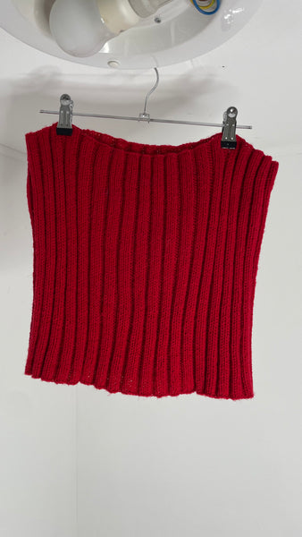 Red Wool Scarf