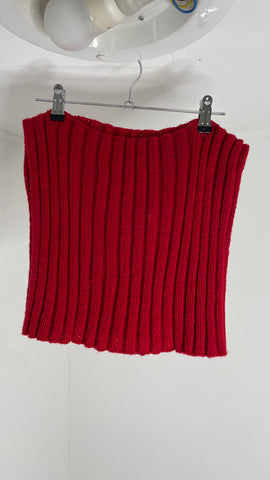 Red Wool Scarf