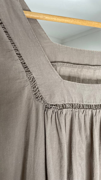 Cement Tunic Dress L