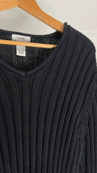 Hard Ribbed Sweater XL