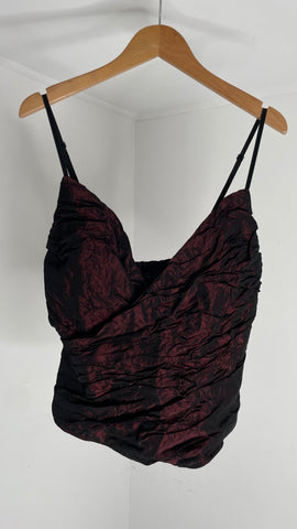 Nick Mati Aubergine Top M/L