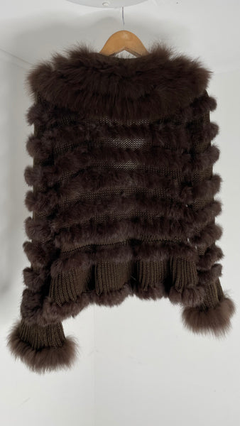 Fur Stripes Sweater M