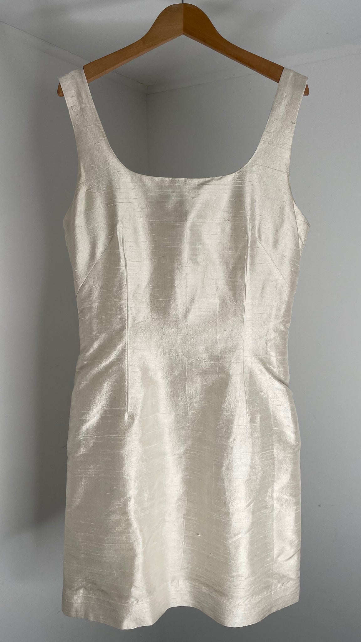 Nathalie Garçon Ivory Silk Dress FR40