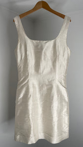 Nathalie Garçon Ivory Silk Dress FR40