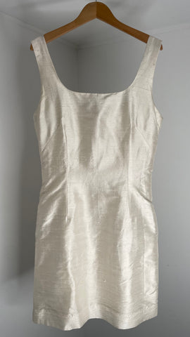 Nathalie Garçon Ivory Silk Dress FR40