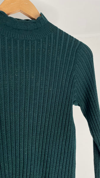Sandro Teal Sweater M