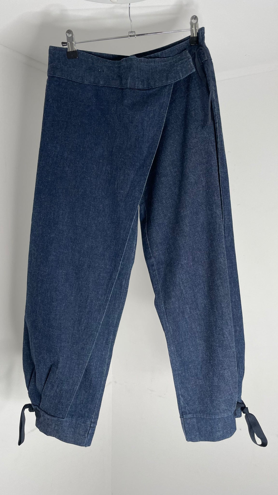 Denim Wrap Pants S