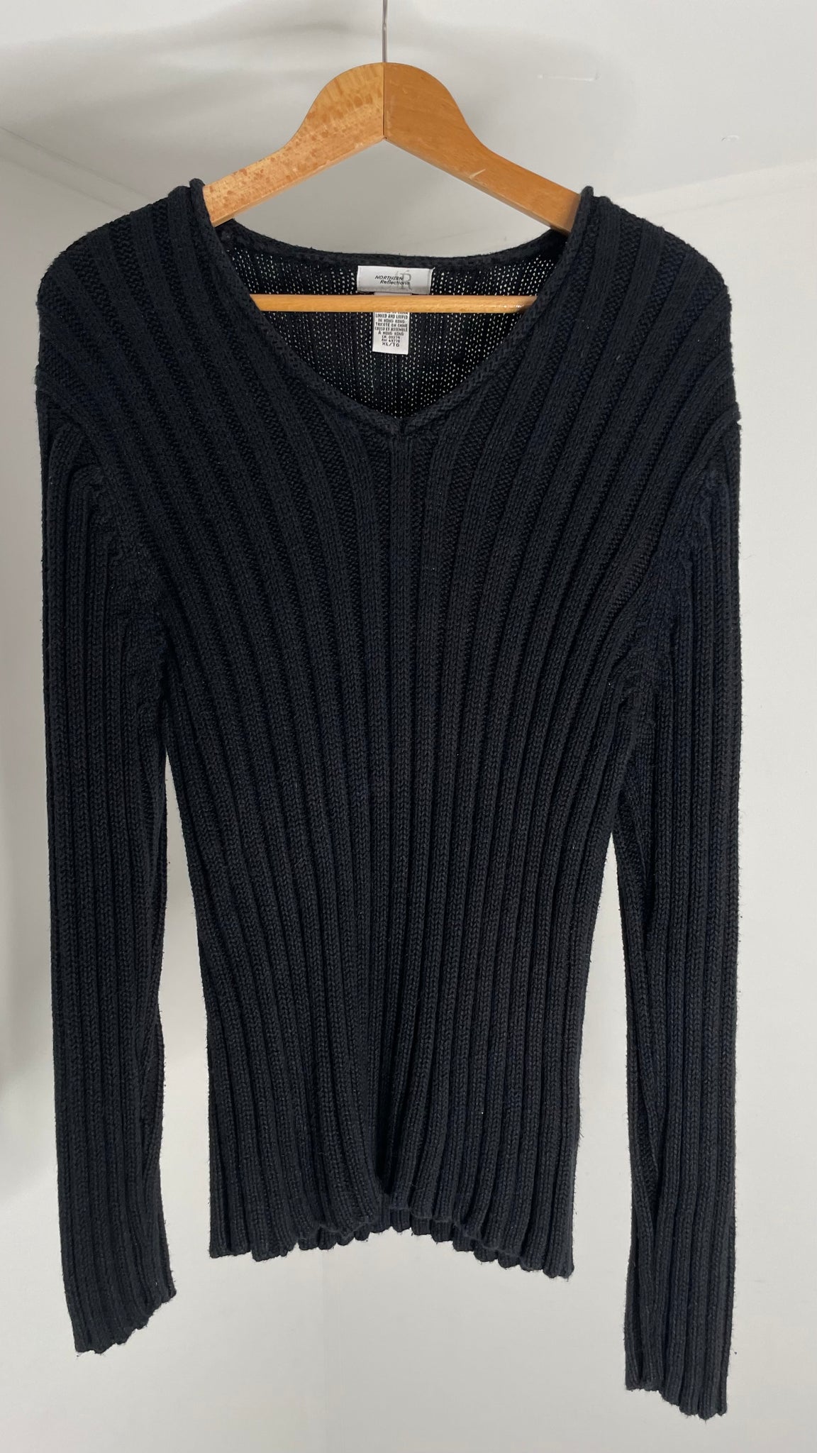 Hard Ribbed Sweater XL