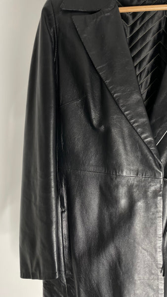 Wrap Leather Jacket M
