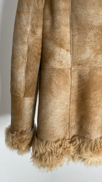 Caramel Fur Cozy Jacket L