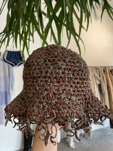 Leather Knot Hat S/M