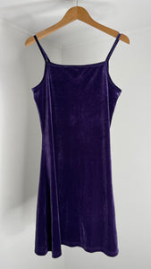 Purple Velvet Dress S