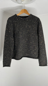 Charcoal Speck Sweater M