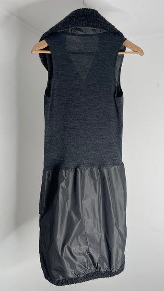 Charcoal Puff Dress S